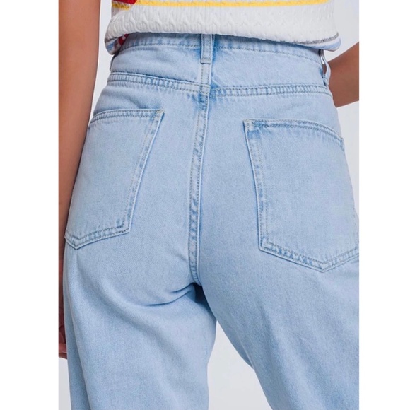 Not Your Mom Jean High Waisted Straight Leg - Picture 4 of 5